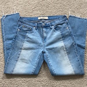 GAP Two Tone Girlfriend Jeans